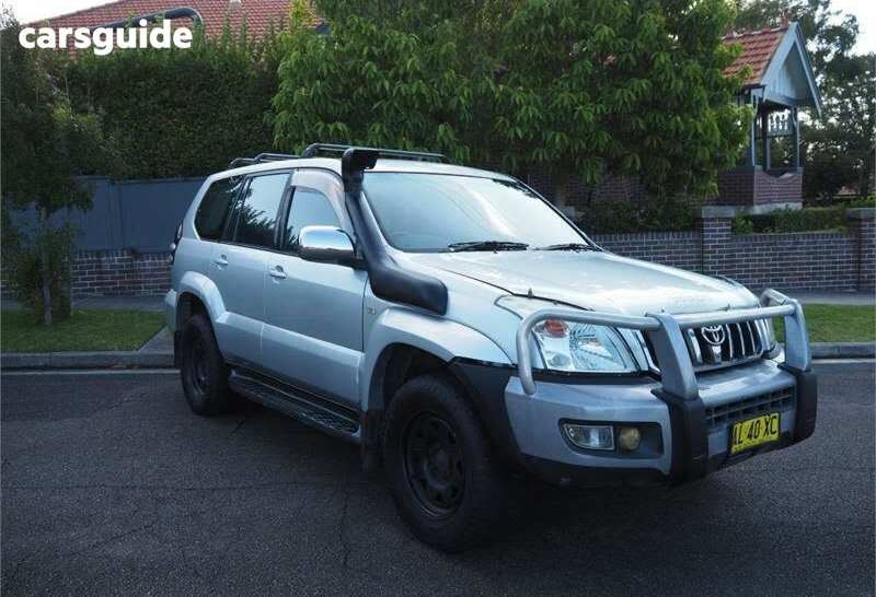 Silver 2003 Toyota Landcruiser Prado Wagon GXL (4X4)