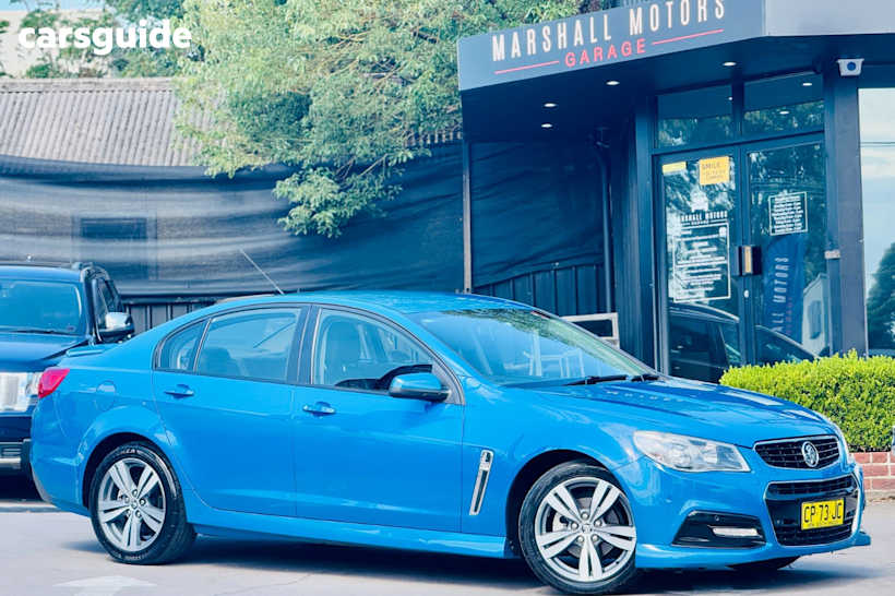 Blue 2014 Holden Commodore Sedan SV6