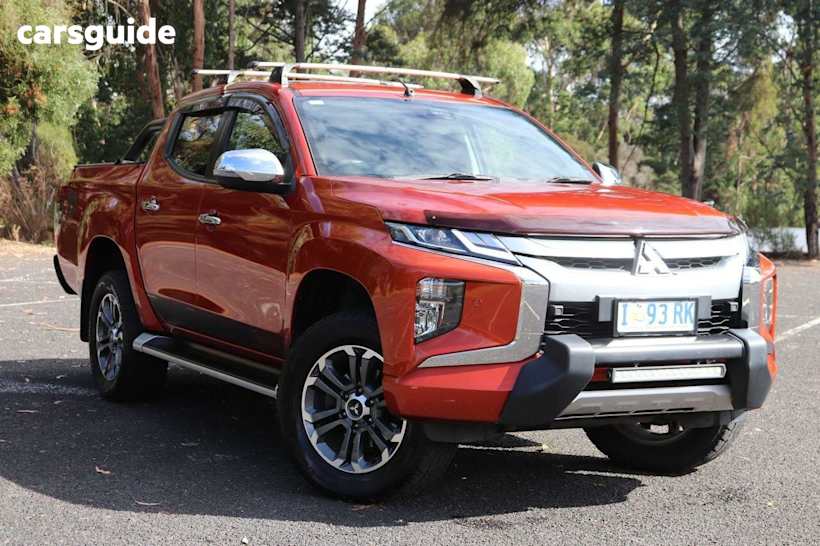 Orange 2019 Mitsubishi Triton Dual Cab Pick-up Toby Price Edition