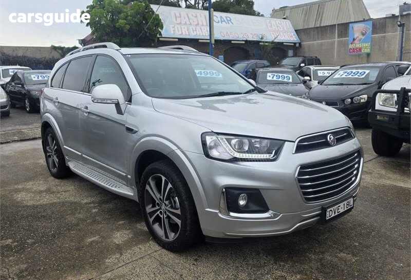 Silver 2017 Holden Captiva Wagon 7 LTZ (awd)