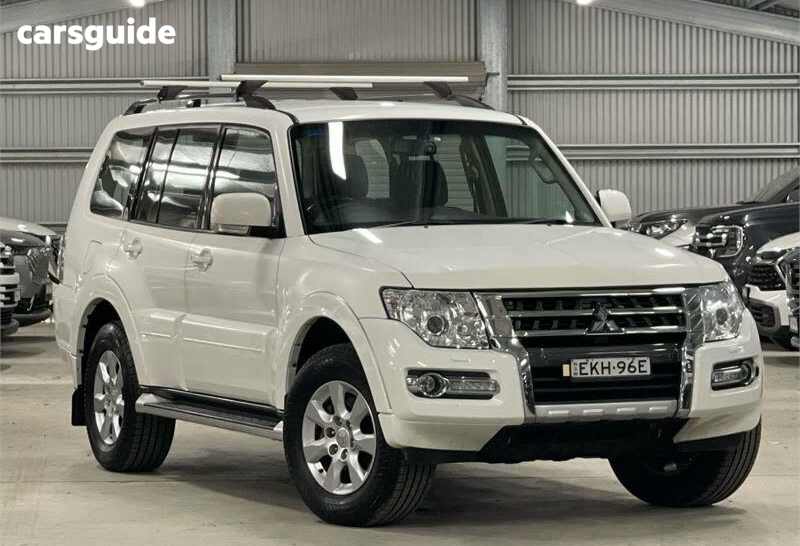White 2020 Mitsubishi Pajero Wagon GLX (4X4) 7 Seat
