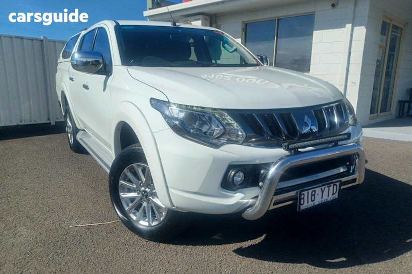White 2018 Mitsubishi Triton Dual Cab Utility GLS (4X4)