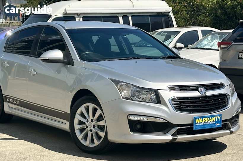 Silver 2015 Holden Cruze Hatchback SRI