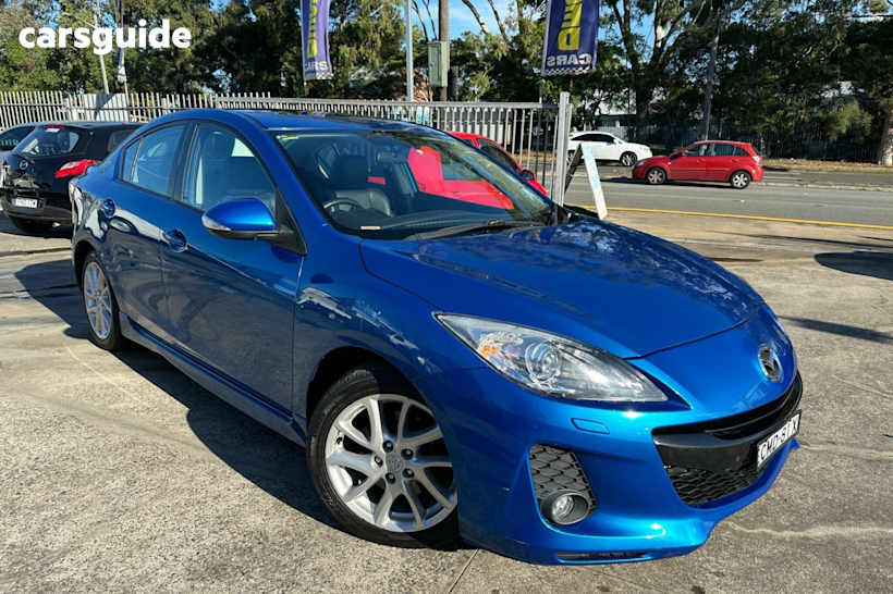 Blue 2012 Mazda Mazda3 Sedan