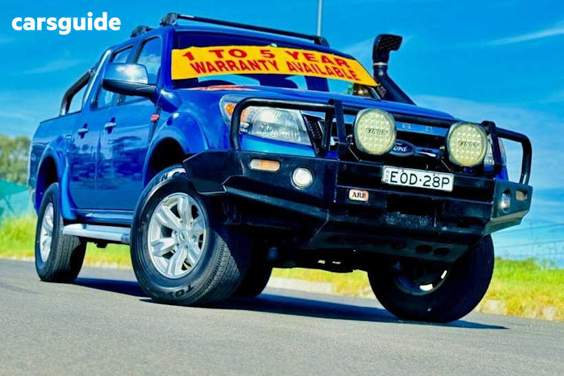 Blue 2010 Ford Ranger Dual Cab Pick-up XLT (4X4)