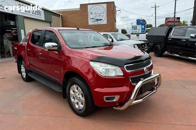Red 2012 Holden Colorado Crew Cab Pickup LTZ (4X4)