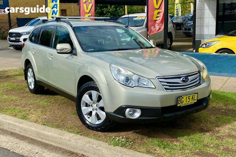 Gold 2010 Subaru Outback Wagon 2.5I