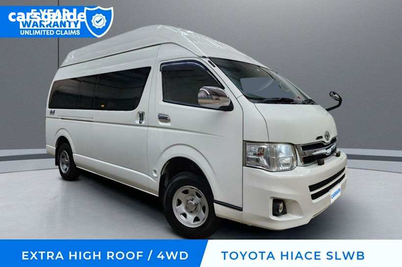 White 2013 Toyota Hiace Commercial DX