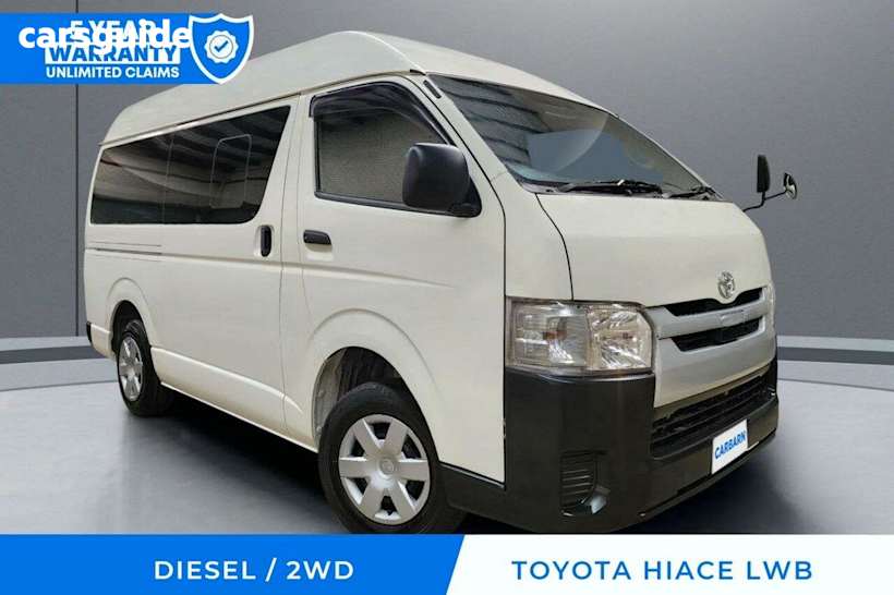 White 2018 Toyota Hiace Commercial DX