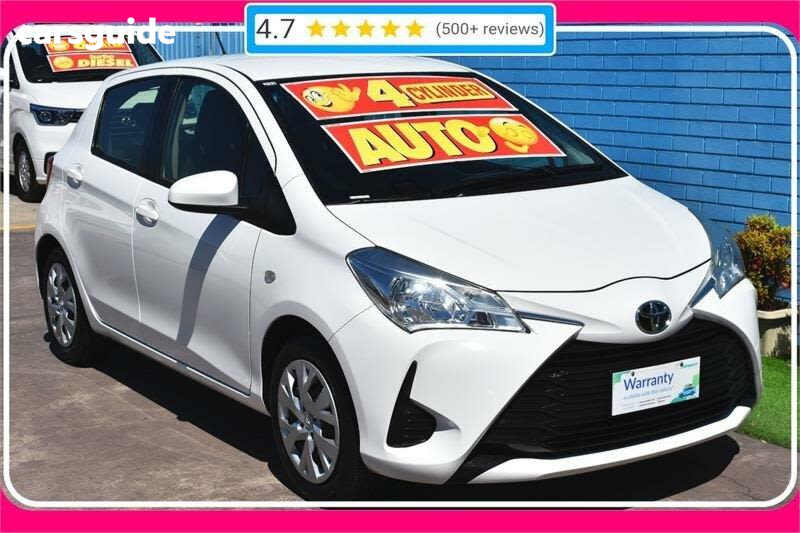 White 2018 Toyota Yaris Hatchback Ascent