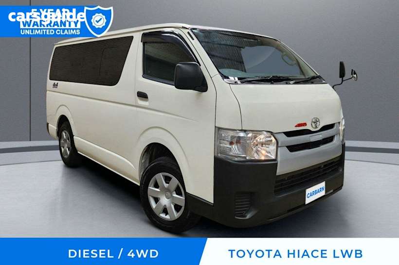 White 2019 Toyota Hiace Commercial DX