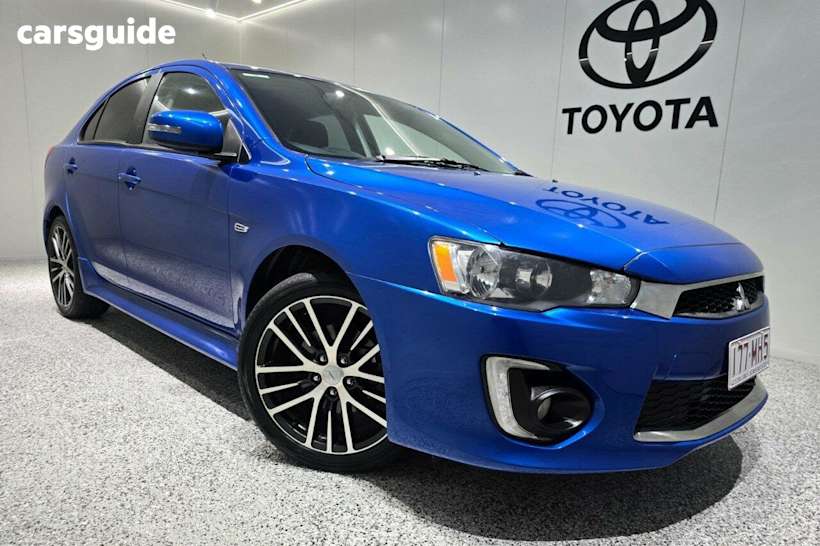 Blue 2016 Mitsubishi Lancer Hatchback GSR Sportback