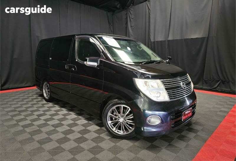 Black 2008 Nissan Elgrand Wagon