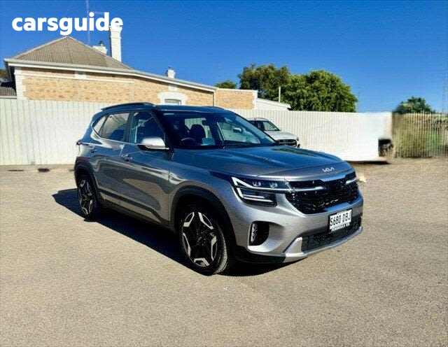 Grey 2024 Kia Seltos Wagon GT-Line (awd) (two-Tone)