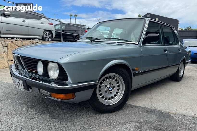 Silver 1984 BMW 528I Sedan