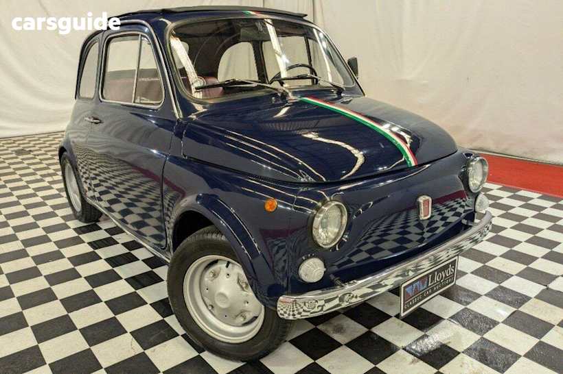 Blue 1972 Fiat 500 Coupe IN AUCTION AT LLOYDS