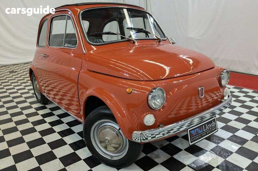 Red 1970 Fiat 500 Coupe IN AUCTION AT LLOYDS