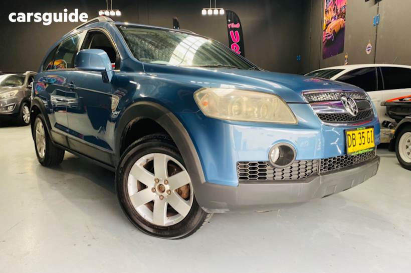 Blue 2008 Holden Captiva Wagon CX (4X4)