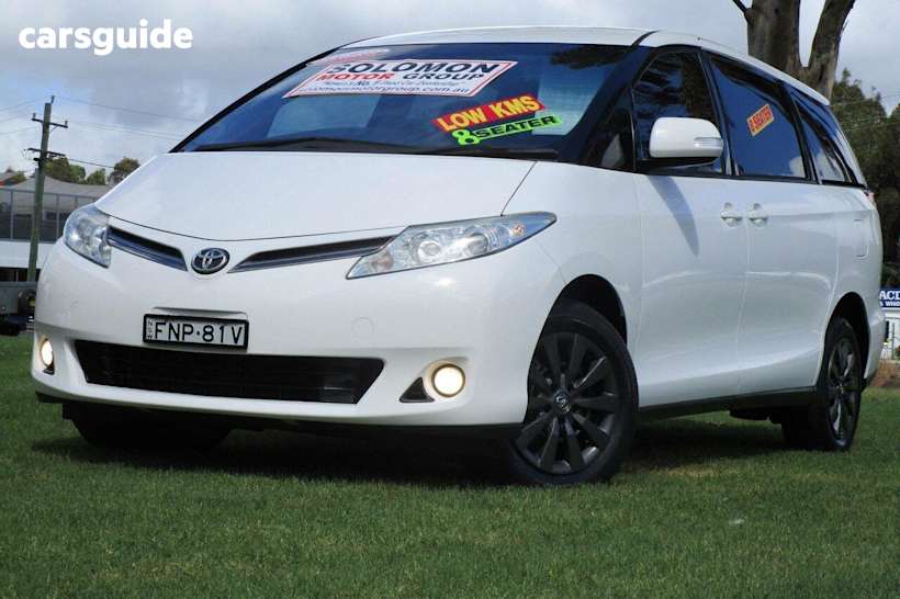 White 2018 Toyota Tarago Wagon GLI