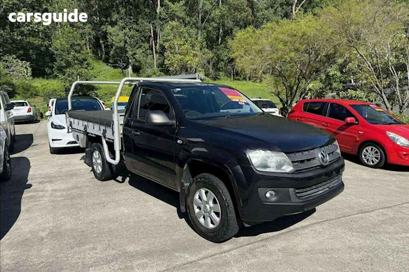Black 2012 Volkswagen Amarok Cab Chassis TDI400 (4X4)