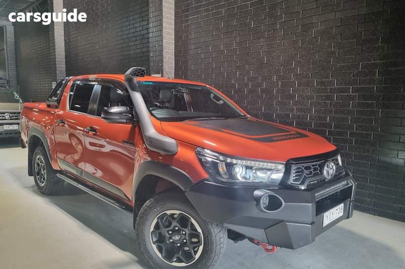 Orange 2019 Toyota Hilux Double Cab Pick Up Rugged X (4X4)