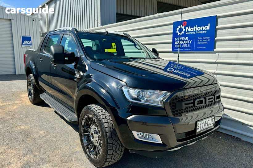 Black 2016 Ford Ranger Dual Cab Pick-up Wildtrak 3.2 (4X4)