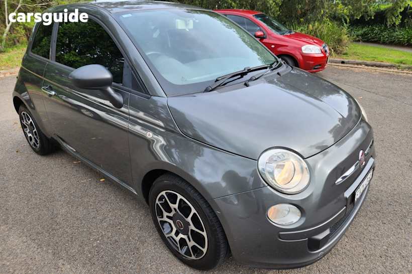 Grey 2013 Fiat 500 Hatchback POP