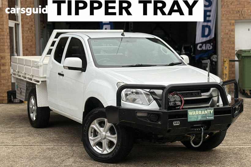 White 2017 Isuzu D-MAX Ute Tray SX (4x4) TF MY17