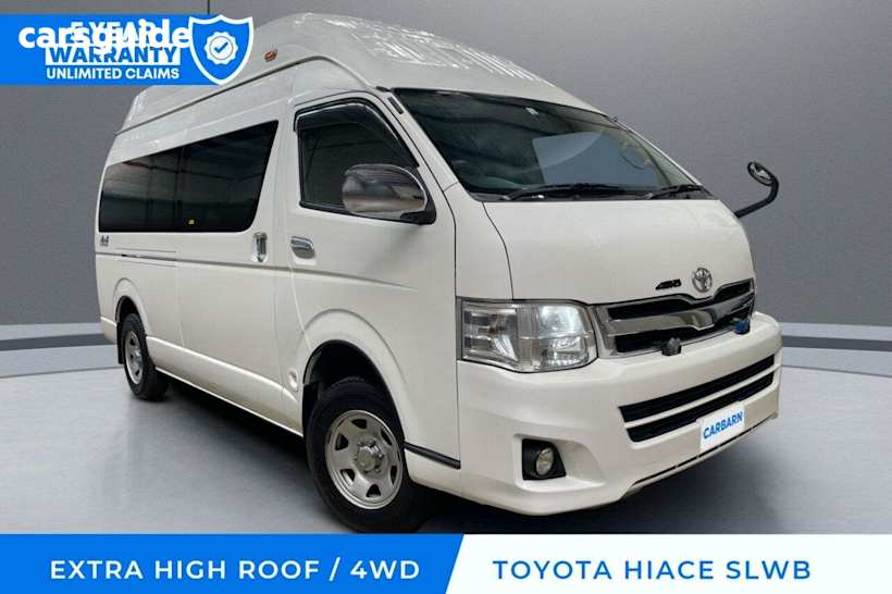 White 2013 Toyota Hiace Commercial DX