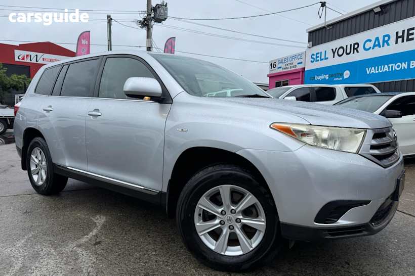 Silver 2013 Toyota Kluger Wagon KX-R (fwd) 5 Seat