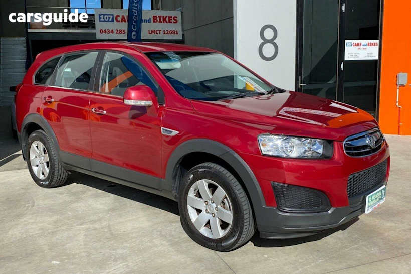 Red 2015 Holden Captiva Wagon 7 LS (fwd)
