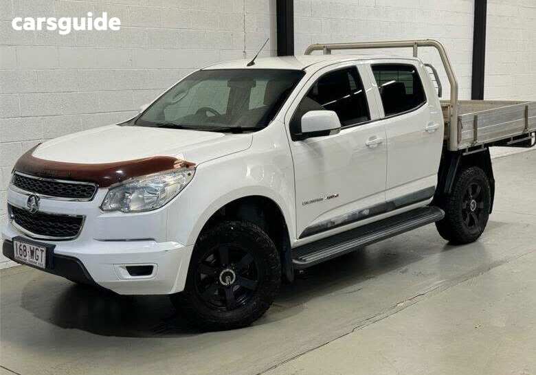 White 2016 Holden Colorado Crew Cab Chassis LS (4X4)