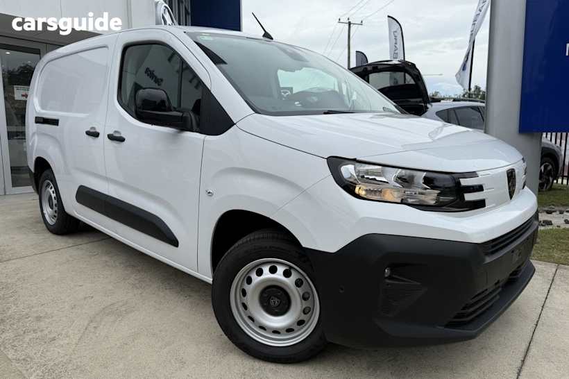 White 2024 Peugeot Partner Van PRO Long