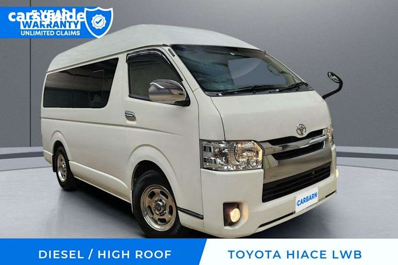 White 2014 Toyota Hiace Commercial DX