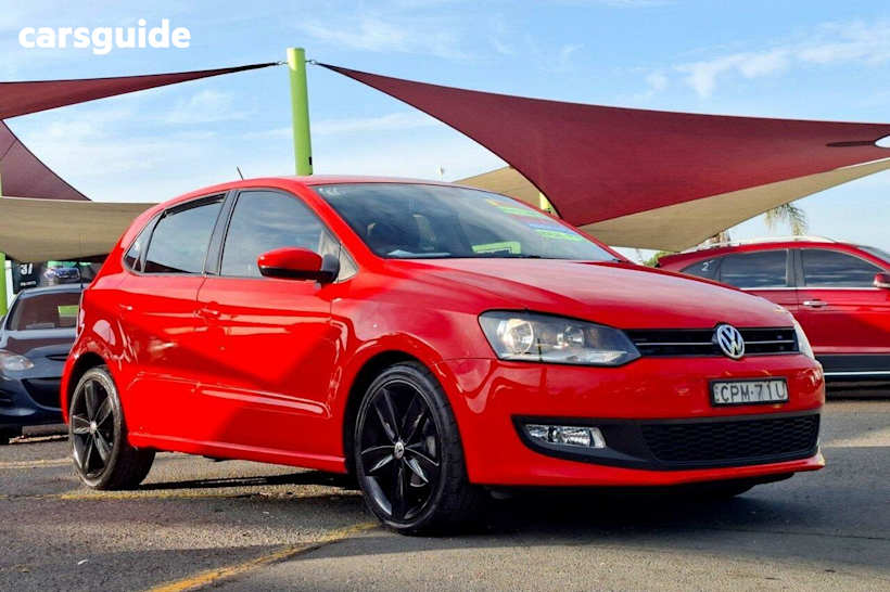 Red 2013 Volkswagen Polo Hatchback 77 TSI Comfortline