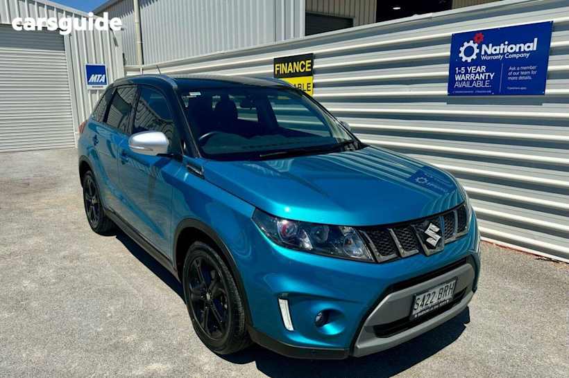 Blue 2017 Suzuki Vitara Wagon S Turbo (fwd)