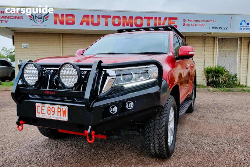 Red 2022 Toyota Landcruiser Prado Wagon Gxl