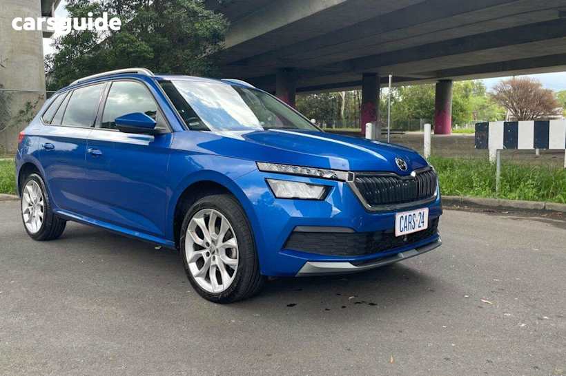 Blue 2022 Skoda Kamiq Wagon Ambition