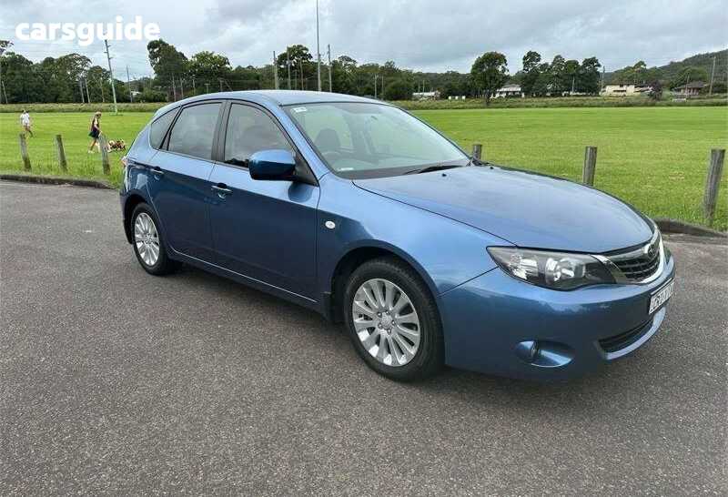 Blue 2008 Subaru Impreza Hatchback RX (awd)