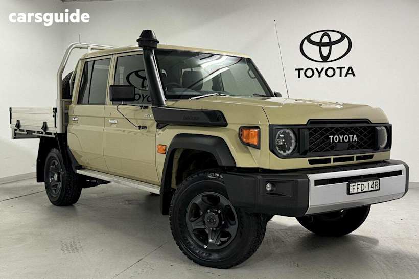 Beige 2023 Toyota Landcruiser Ute Tray GXL 2.8L T DIESEL AUTOMATIC DUAL CAB CHASSIS