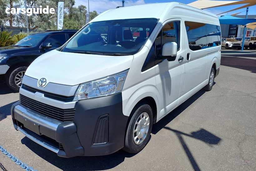 White 2020 Toyota Hiace Commercial Commuter High Roof Super LWB