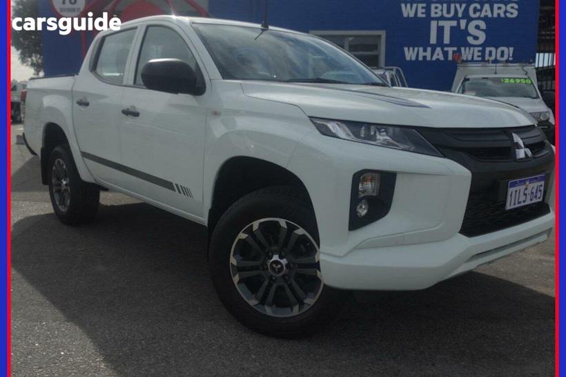 White 2021 Mitsubishi Triton Double Cab Pick Up GLX (4X2)