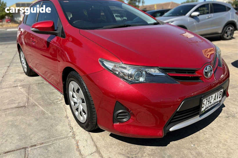Red 2012 Toyota Corolla Hatchback Ascent
