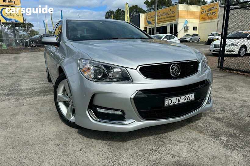 Silver 2016 Holden Commodore Sedan SV6