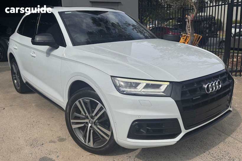 White 2020 Audi Q5 Wagon 40 TDI Quattro Sport