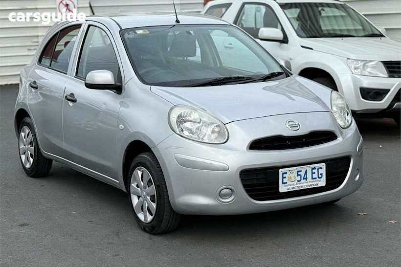 Silver 2014 Nissan Micra Hatchback ST