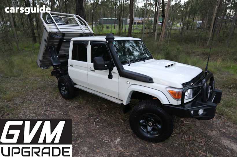 White 2020 Toyota Landcruiser 70 Series Double Cab Chassis GXL