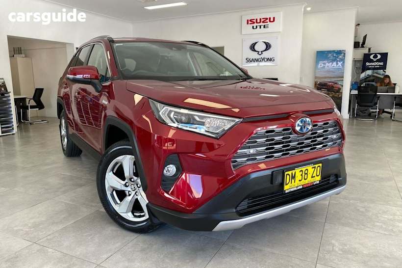 Red 2020 Toyota RAV4 Wagon GXL 2WD Hybrid