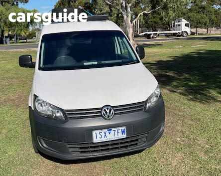 White 2013 Volkswagen Caddy Van Tdi250