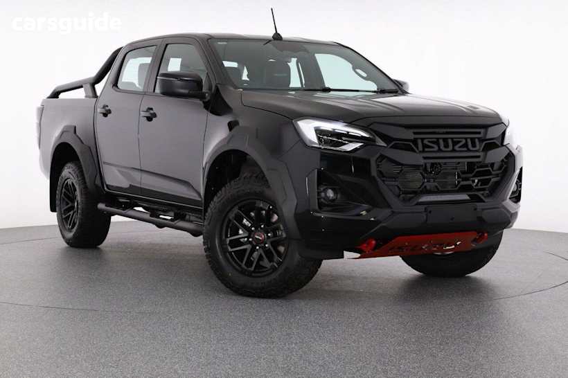 Black 2024 Isuzu D-MAX Crew Cab Utility Blade